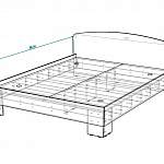Чертеж Кровать Монте 1 BMS