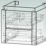 Схема сборки Тумба в ванную комнату Клео 6 BMS